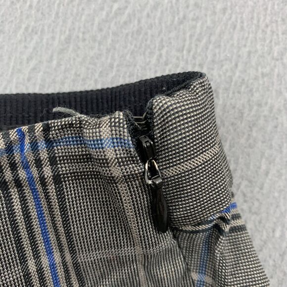 RAG & BONE New York Simone Pants Size 4 Stretch Plaid Blue Black Grey - Picture 11 of 16